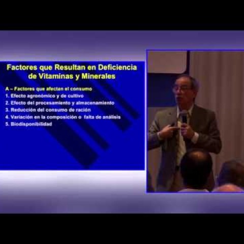 SINA Biofarma, PhD. Horacio Rostagno: Niveles de suplementación de vitaminas y microminerales
